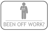 click to view off work page icon